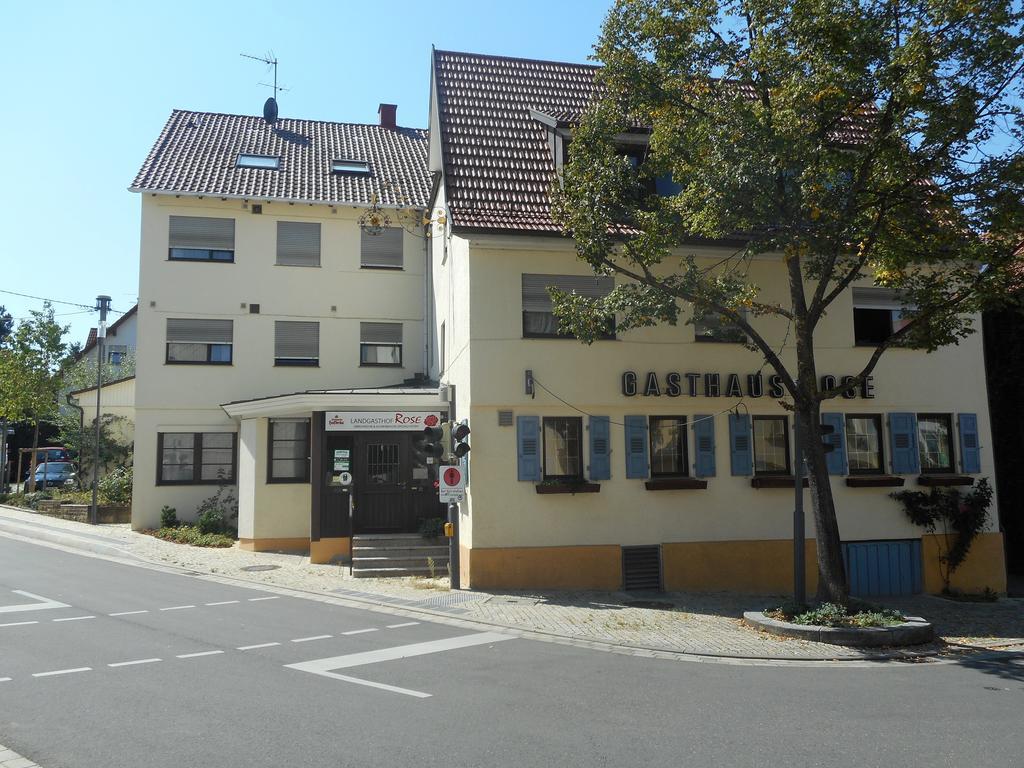 Landgasthof Rose Hotel Ditzingen Exterior foto